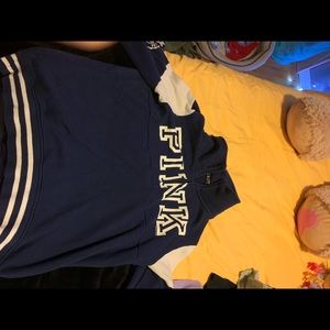 PINK VS zip up pullover